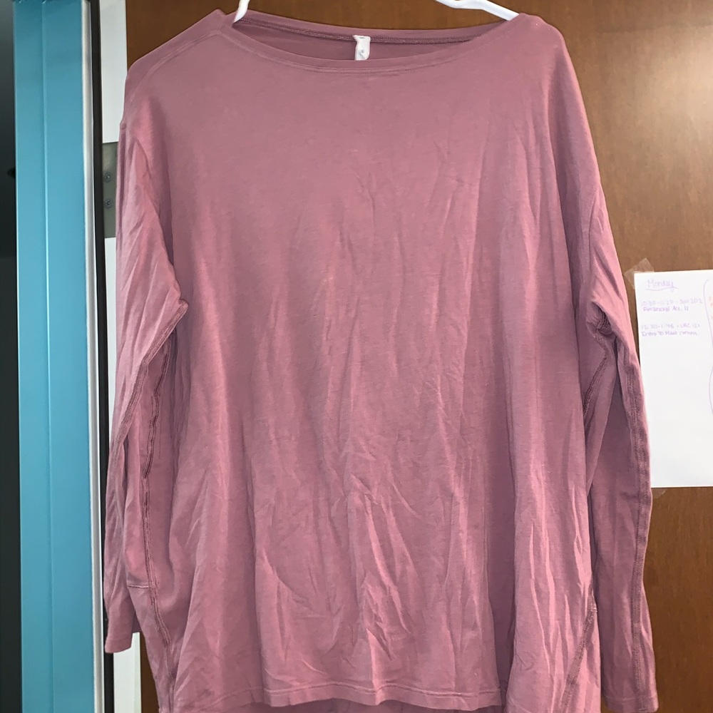 Lululemon mauve pink long sleeve